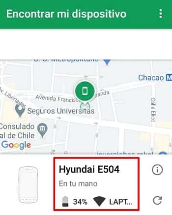 Android Device Manager ordenador