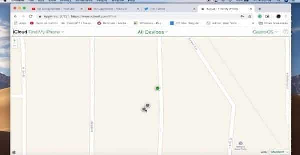 ubicación exacta del iPhone en tiempo real