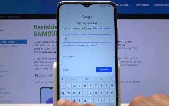 Formatear Samsung