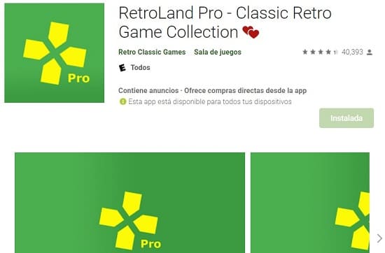 RetroLand emulador Android