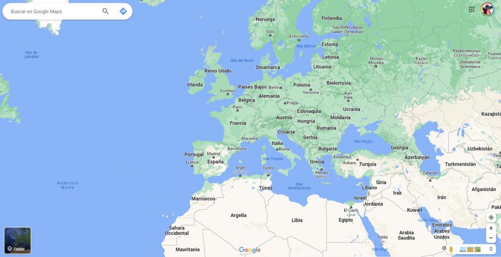 ubicación por gmail con google maps