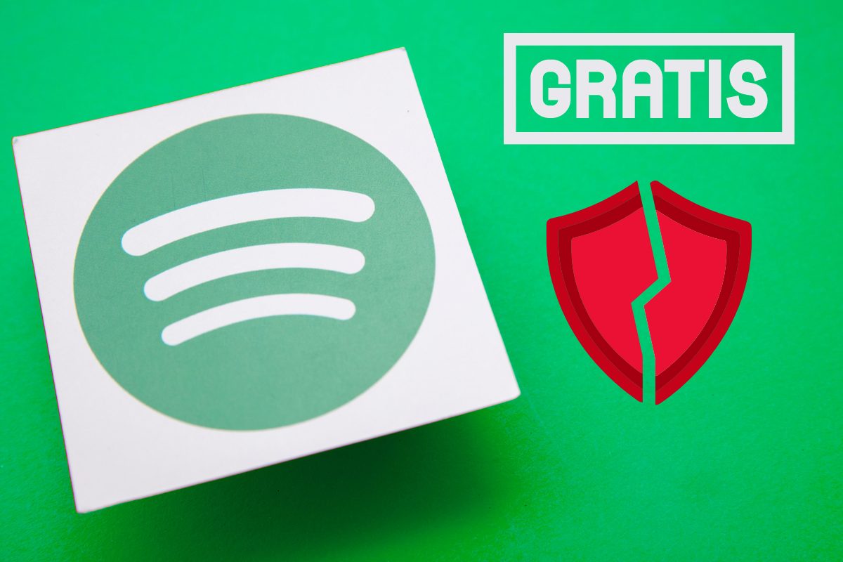 cómo hackear Spotify Premium gratis escudo de seguridad roto